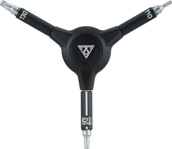 Topeak Clef à 3 Bras en Y Y-Torx Speed Wrench T10 / T25 / T30 - noir