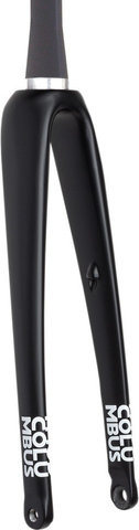 Columbus Futura fourche disque intégré - black mat/Axe Traversant 12 mm/28"/100 mm/1 1/8" - 1,5" tapered/45 