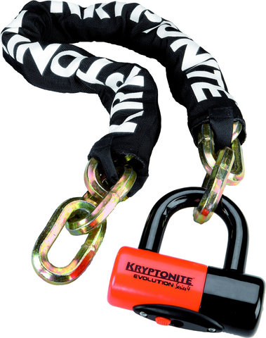 Kryptonite Chaîne Antivol New York Chain® 1210 - noir-orange