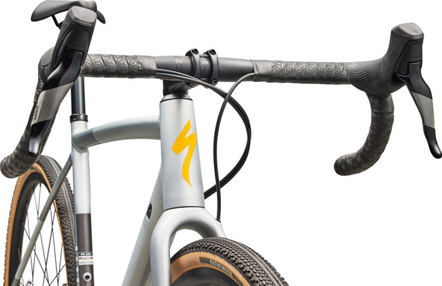 Specialized Vélo de gravel Crux DSW Comp 28" - shadow silver-california sunshine | 170,0 mm | S | 28" | 50 mm