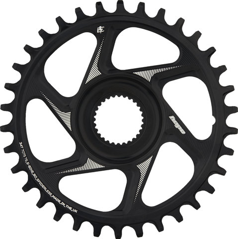 Hope R22 Spiderless Direct Mount E-Bike Chainring for Bosch Gen4 - black/34 