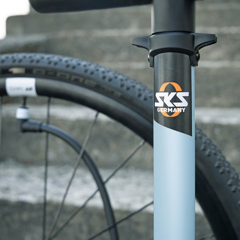 SKS Air-X-Plorer Clik Valve 10.0 Standpumpe - schwarz-sky blue