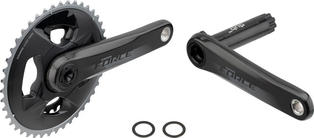 SRAM Force Wide DUB 2x12-speed Crankset - natural carbon/172,5 mm
