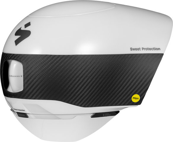 Sweet Protection Casque de Contre-la-Montre Redeemer 2Vi MIPS - gloss white/59 - 61 cm