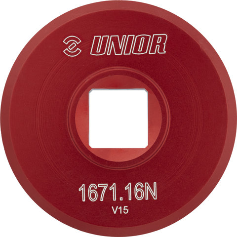 Unior Bike Tools Herramienta de ejes de pedalier 1671.16N - red