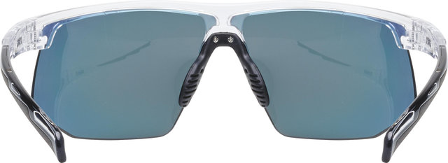 uvex Lunettes de sport Aerios - clear | mirror red