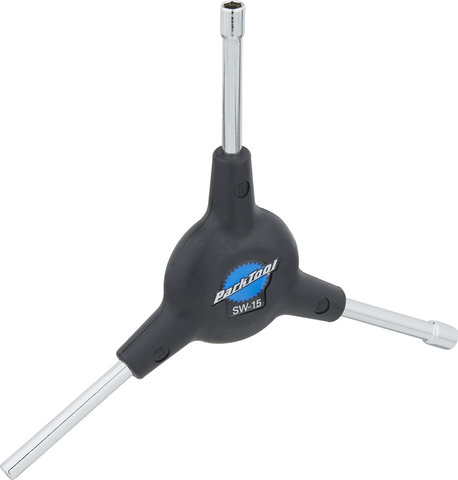 ParkTool Clef en Y pour Écrous de Rayon Internes SW-15 - noir