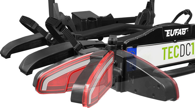 Eufab TECDC1+ Bike Rack for Trailer Hitch - black-black