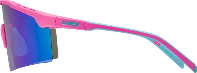 uvex flowline Brille - pink matt | mirror blue