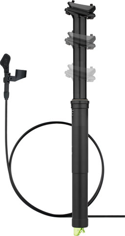 OneUp Components Dropper Post V2 150 mm Seatpost w/ V3 Remote Lever I-Spec II - black | 0 mm | 405 mm | 31,6 mm | I-Spec II | V3