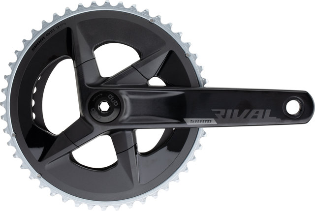 SRAM Rival D1 DUB 2x12-Speed Crankset - Workshop Packaging - black | 172,5 mm | 35-48