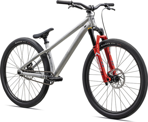 Specialized P.4 27.5" Mountain Bike - satin aluminum-black/100 mm/27.5" (650B)/44 mm/165,0 mm
