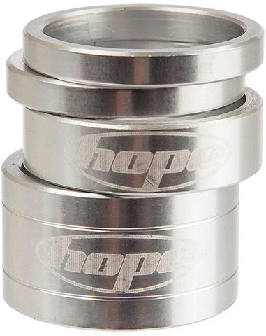 Space Doctor Spacer Set für 1 1/8" - silber/universal Space Doctor Spacer Set für 1 1/8" - silber/universal