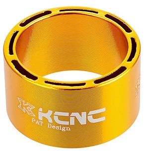 KCNC Hollow Headset Spacer 1 1/8" - gold/20 mm