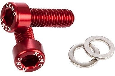 KCNC Vis Hexagonales pour Porte-Bidon - rouge/M5x15