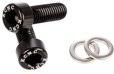 Tornillos hexagonales de portabidones - negro/M5x15