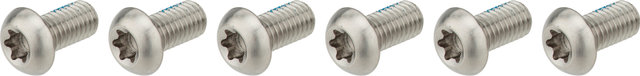 SRAM Centerline X Rounded 6-Loch Bremsscheibe mit Titan-Schrauben 2-teilig - silver-black/160 mm