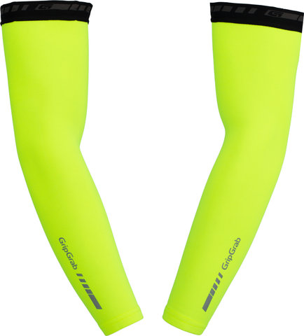 GripGrab Classic Thermal Hi-Vis Arm Warmers - yellow hi-vis/S