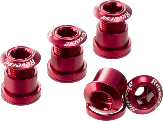 REVERSE Components Kettenblattschrauben - red
