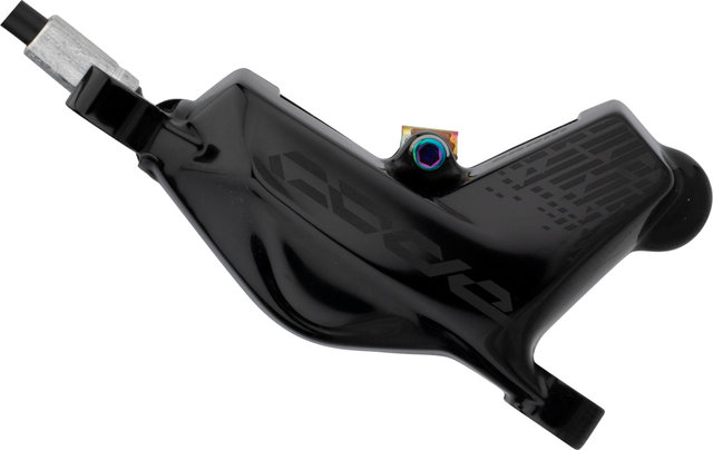 SRAM Code RSC Disc Brake - black anodized-rainbow/Front wheel/Left (side-specific)