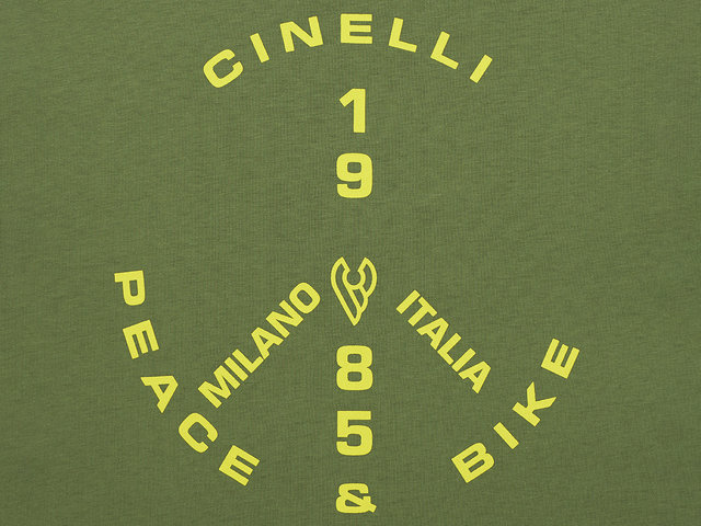 Cinelli Camiseta Peace & Bike 85 - green/M