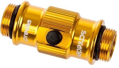 Flip-Thread Chuck Valve Cap with ABS for Micro Floor Drive - gold/universal