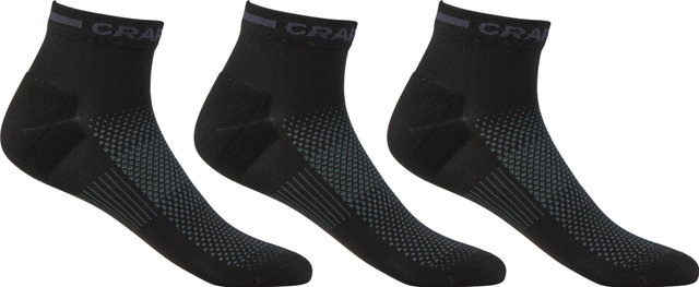 Craft Calcetines en paquete de 3 pares Core Dry Mid - black/40 - 42