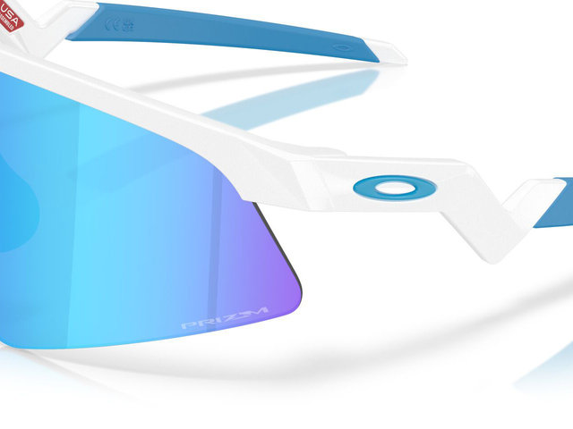 Oakley Gafas deportivas para niños Resistor Sweep - polished white/prizm sapphire