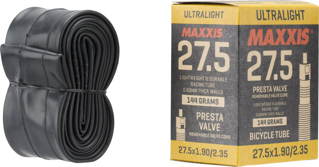 Maxxis Chambre à air ultralégère 27,5" - noir/27,5 x 1,9-2,35 SV 48 mm