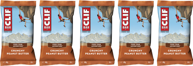 CLIF Bar Barres énergétiques - 5 pièces - crunchy peanut butter