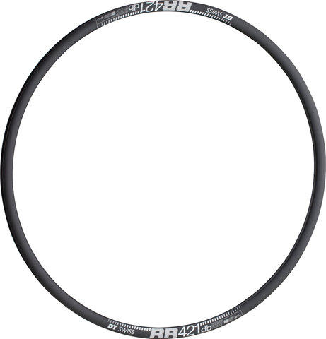 DT Swiss Road 421 Disc Asymmetrical Road Rim - black/32/28"