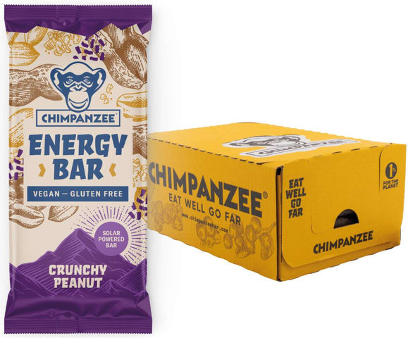 Chimpanzee Barres énergétiques, 15 pièces - crunchy peanut