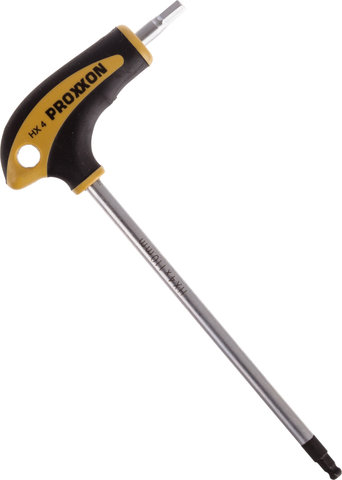 Proxxon Mango en L para destornillador llave hexagonal - negro-amarillo/4 mm