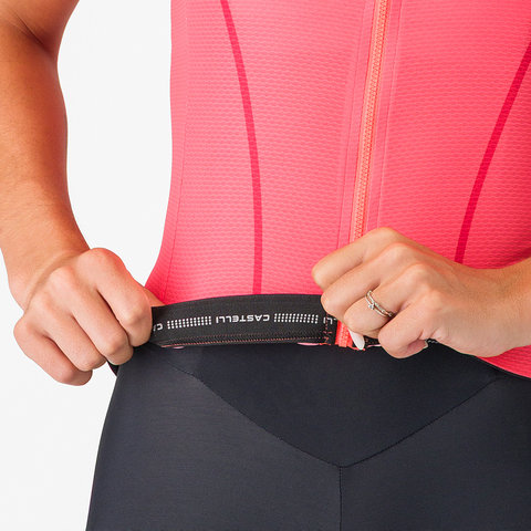 Castelli Maillot Anima Flow S/S pour Dames - brilliant pink hibiscus | S