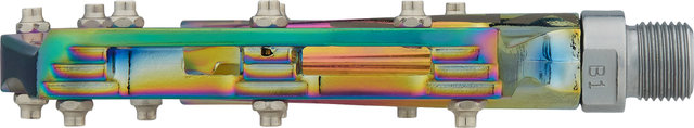 Xpedo Spry Aluminium Platform Pedals - oil slick