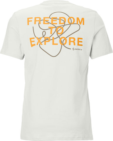 Scott T-shirt Backprint - blanc | S