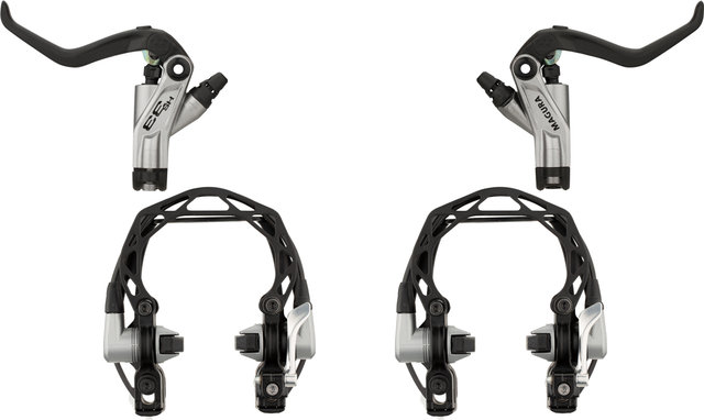 Magura HS 33 R Rim Brake Set - silver/2 finger