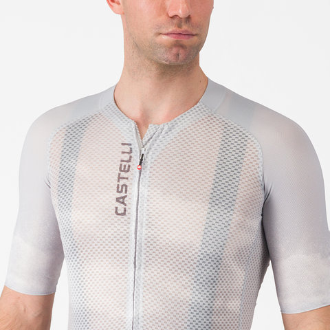 Castelli Climber's A/C S/S Trikot - silver gray smoky gray | M