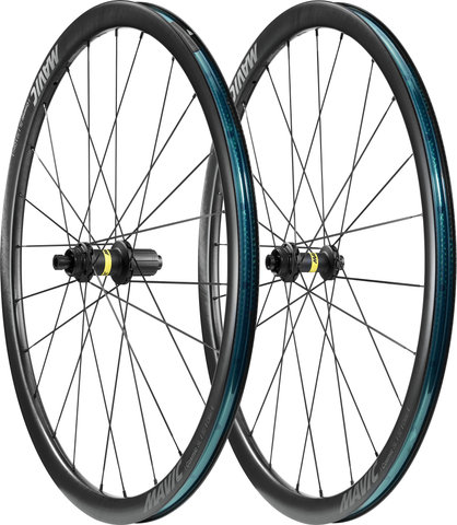 Mavic Cosmic SL 32 Disc Center Lock 21 mm 28" Carbon Laufradsatz - schwarz/100 mm/Shimano Road/142 mm/Non Boost/Non Boost/28"