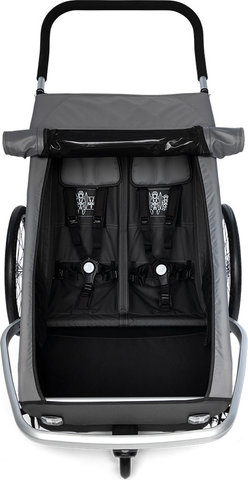 Croozer Remolque para niños Kid Keeke 2 - mountain grey/20"