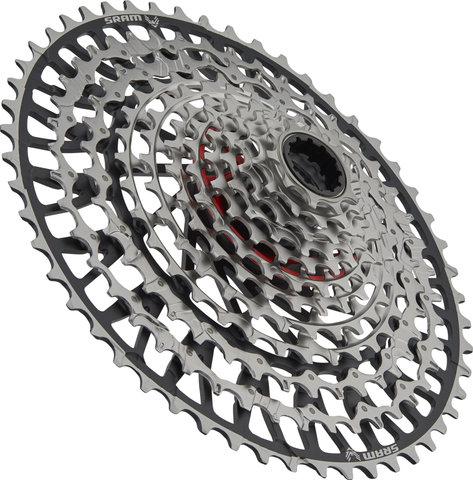 SRAM XS-1297 12-fach T-Type Kassette für XX Eagle Transmission - black-silver/10-52