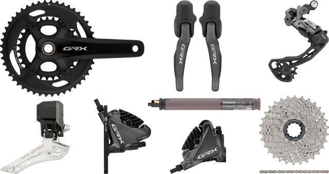 Shimano Groupe GRX Di2 RX815 2x11 / 31-48 - noir | 175,0 mm 31-48 / 11-30 / distributeur externe