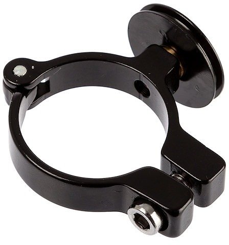 Problem Solvers Attache de Dérailleur Avant avec Galets Guideur pour Cyclocross - black/31,8 mm