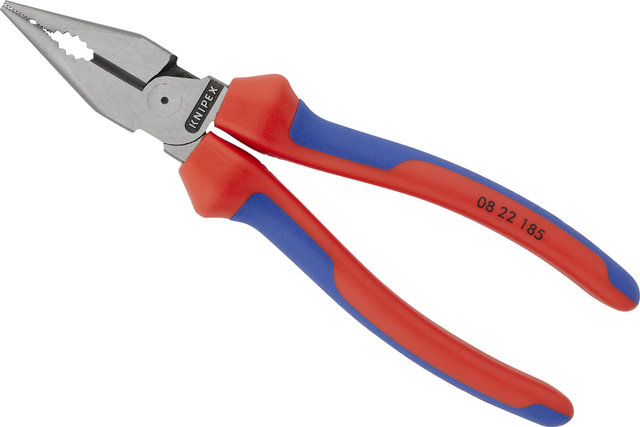 Knipex Spitz-Kombizange - rot-blau/185 mm