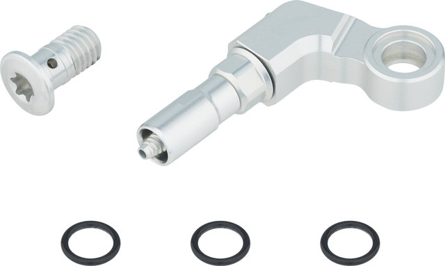Trickstuff Angle Connector for Piccola Pump - silver