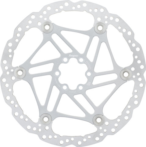 Hope V4 Vented Floating 6-bolt Brake Rotor for Tech V - silver/203 mm