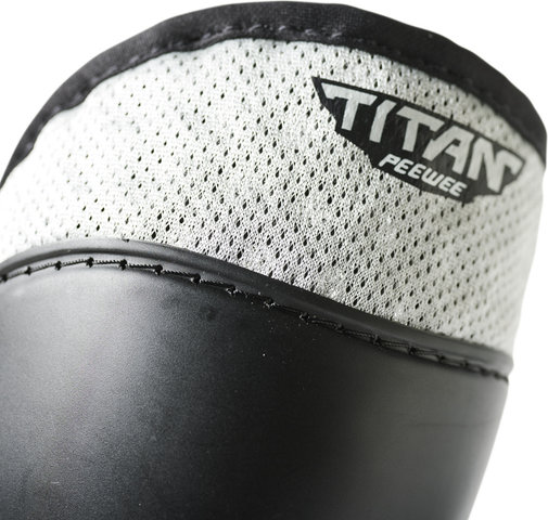 Fox Head Protector de rodilla PeeWee Titan - black-silver | one size