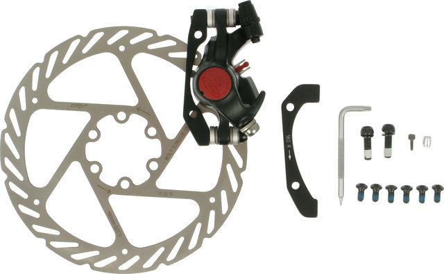 Avid BB5 MTB Scheibenbremse mit Bremsscheibe - schwarz/Set/links/rechts (seitenspezifisch)