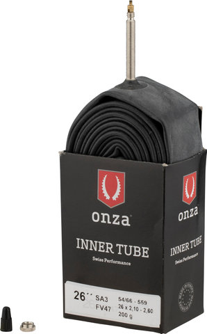 Onza SA3 Inner Tube for 26" - black/54-559 to 66-559/Presta Valve (SV)/26 x 2.1-2.6 Presta 47 mm/47 mm