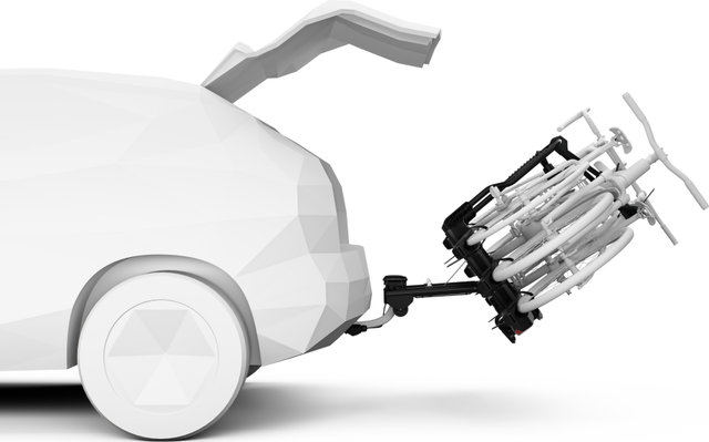 Thule EasyFold 3 Fahrradträger für Anhängerkupplung - black-aluminium